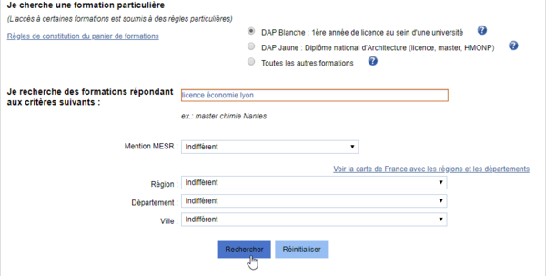 etudes en france dap