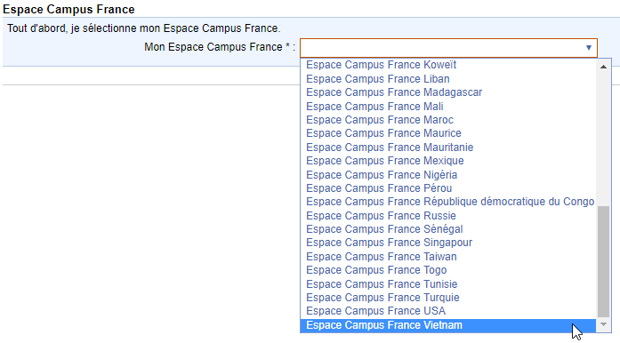 etudes en france